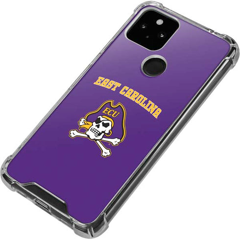 East Carolina University ECU Pirates Logo Google Pixel 5 Clear Case